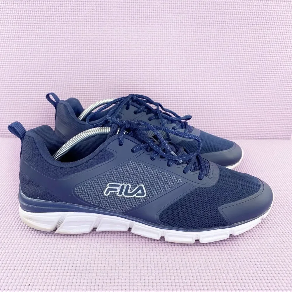 Fila Memory Foam Steelsprint Running Shoes Navy‎ Blue 10.5 1RM00103-420
